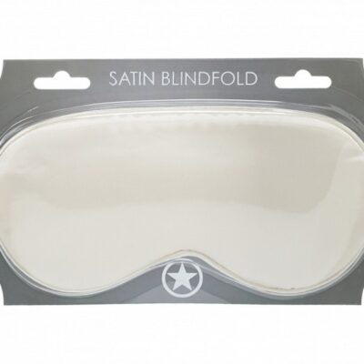 Ouch satin blindfold mask in multiple colors on neutral background