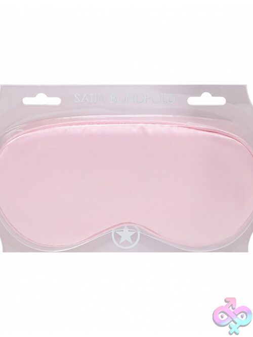 Ouch Satin Blindfold Mask In Multiple Colors On Neutral Background