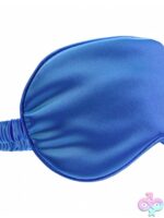 Ouch! Satin Blindfold Mask – Royal Blue - Image 2
