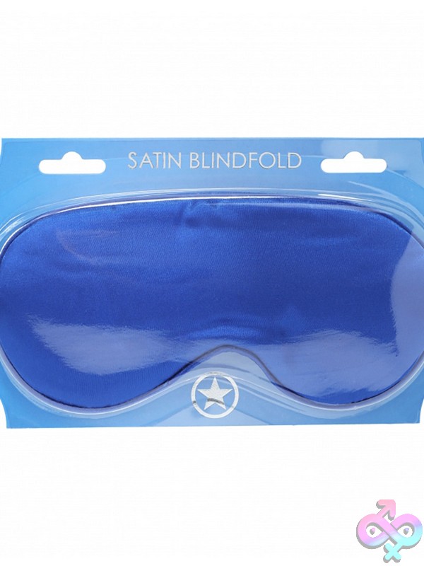 Discreet-Toys-Ouch-Satin-Mask-Royal-Blue-Nu-St-Ou1060Rbl Smooth Royal Blue Satin Blindfold Mask With Elastic Band By Shots Toys