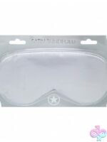 Ouch satin blindfold mask in multiple colors on neutral background