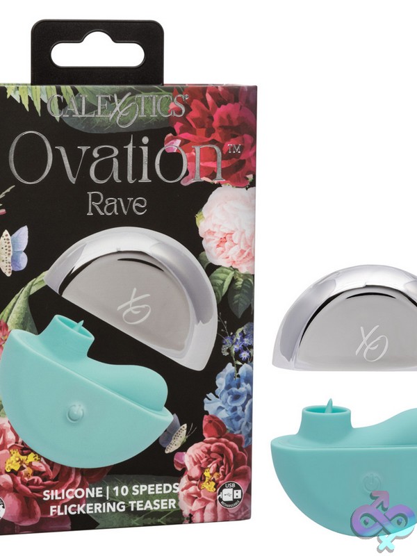Discreet-Toys-Ovation-Rave-Nu-Se-0007-35-3 Ovation Rave Flickering Clitoral Teaser In Silver Silicone By California Exotic Novelties