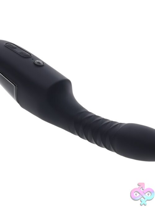 Overdrive Thrusting Heating Vibrator In Black By Playboy Pleasure - Image 3