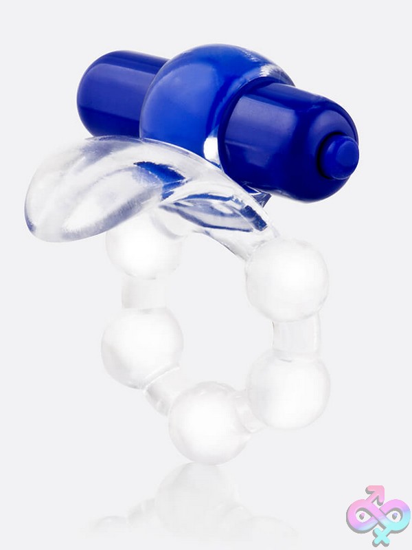 Discreet-Toys-Overtime-Blue-1-Ct-Nu-So-Ot-Bu-E Overtime Blue Vibrating Couples Ring With Flutter Tip By Screaming O