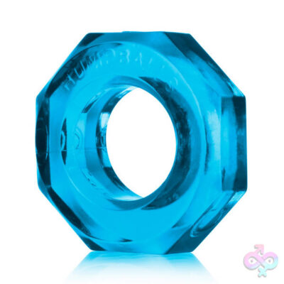 Humpballs Cockring Ice Blue by Oxballs — textured spherical cock ring