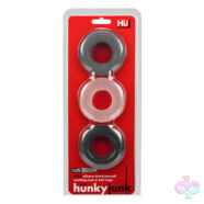 Oxballs Sex Toys - Hunkyjunk Huj3 C-Ring 3 Pk - Tar / Multi