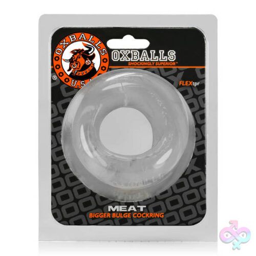 Oxballs Sex Toys - Meat Bigger Bulge Cockring - Clear