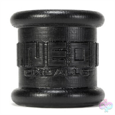 Neo 2 Inch Tall Ball Stretcher Squishy Silicone Black by Oxballs