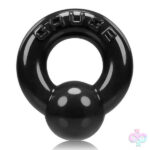 Oxballs Gauge Cockring black SuperFLEX TPR waterproof cock ring by Oxballs