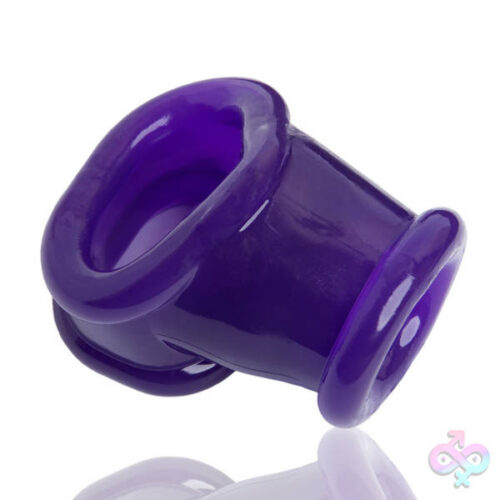 Oxballs Sex Toys - Powersling Cocksling With Ballstretcher - Eggplant