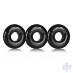 Oxballs Sex Toys - Ringer Cockring 3 Pack - Small - Black