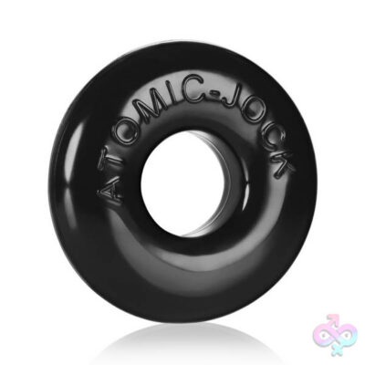 Ringer Cockring 3 Pack Small Black by Oxballs — phthalate-free TPE stretch ring