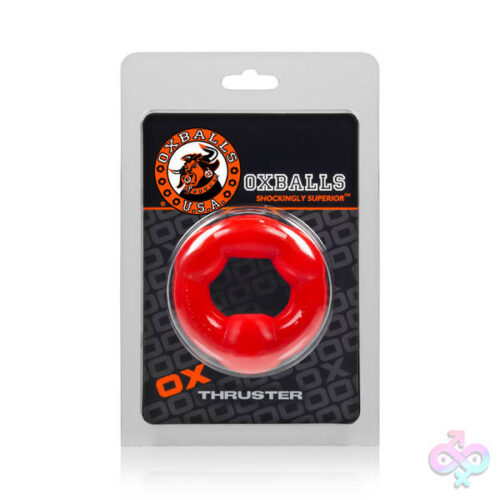 Oxballs Sex Toys - Thruster Cockring - Red