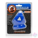 Oxballs Sex Toys - Tri-Squeeze Ball-Stretch Sling - Cobalt Ice