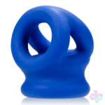Oxballs Sex Toys - Tri-Squeeze Ball-Stretch Sling - Cobalt Ice