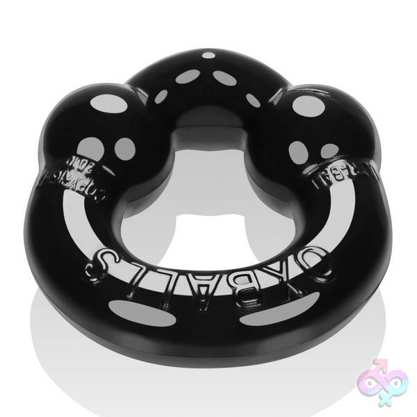 Ultraballs 2- Piece Cockring Set - Black &  Police Blue Oxballs Sex Toys - Ultraballs 2- Piece Cockring Set - Black &  Police Blue