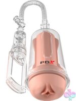 clear suction pump stroker PDX Extreme Wet Pussies Quick Suck by PDX Brands