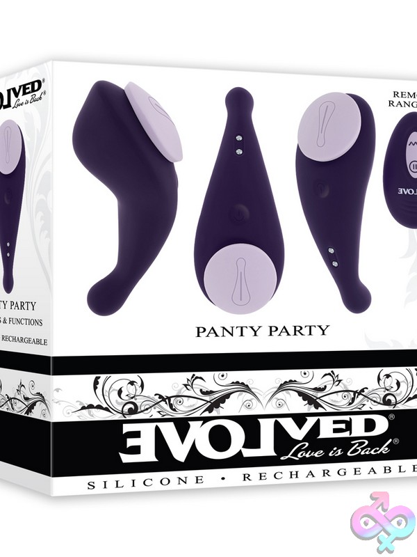 Discreet-Toys-Panty-Party-Nu-En-Rs-4073-2 Contoured Purple Remote Control Panty Vibe With Textured Head And Magnetic Tail By Evolved Novelties