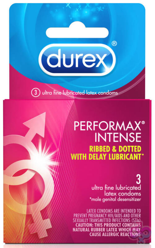 Paradise Marketing Sex Toys - Durex Performax Intense - 3 Pack