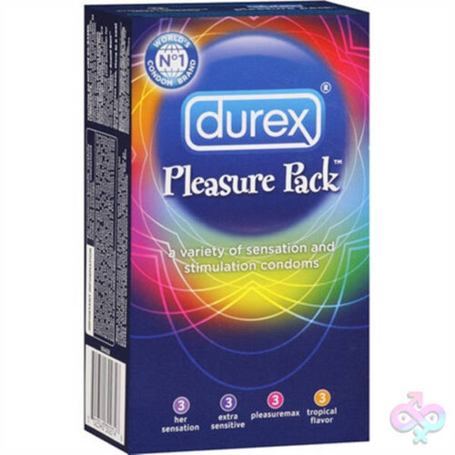 Paradise Marketing Sex Toys - Durex Pleasure Pack - 12 Assorted Condoms
