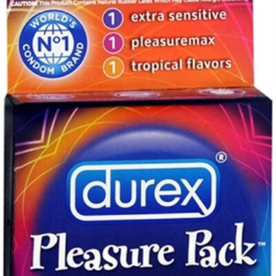 Durex Pleasure Pack 3-Pack assorted condoms by Paradise Marketing