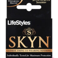 Paradise Marketing Sex Toys - Skyn Original - Non-Latex Lubricated Condoms - 3 Pack