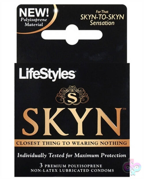 Paradise Marketing Sex Toys - Skyn Original - Non-Latex Lubricated Condoms - 3 Pack