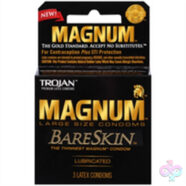 Paradise Marketing Sex Toys - Trojan Magnum Bareskin - 3 Pack