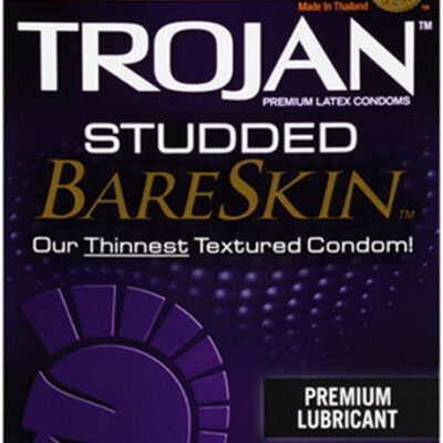 Trojan Studded Bareskin 10 Pack condoms by Paradise Marketing