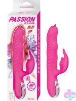 Pink warming rabbit vibrator with dual motors and flicking tongue stimulator by Nasstoys
