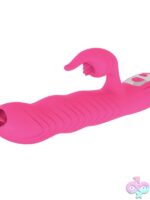 Passion Dolphin Heat Up Warming Rabbit Vibrator – Pink - Image 3