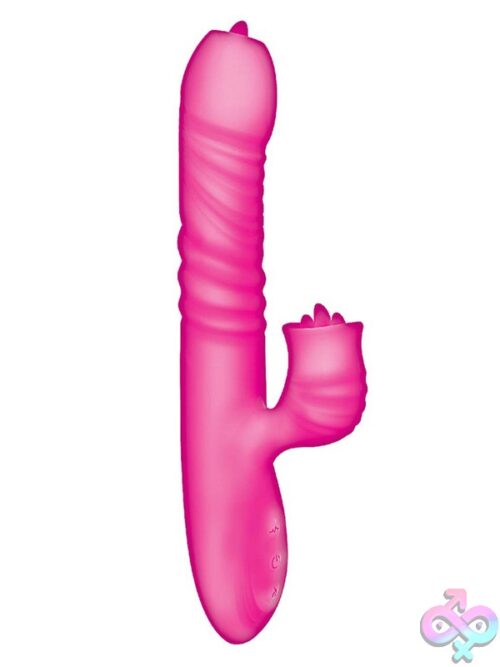 Passion Grabber Heat Up Rabbit Vibrator In Pink - Image 2