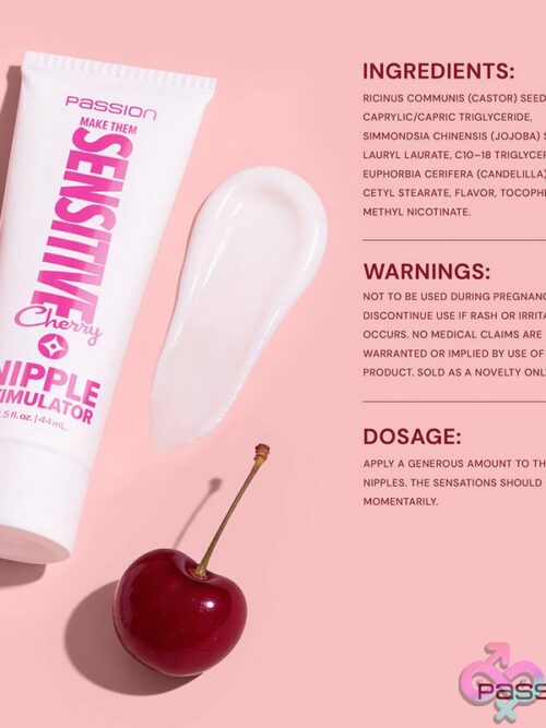 Passion Make Them Sensitive Nipple Stimulator Cherry - Image 4