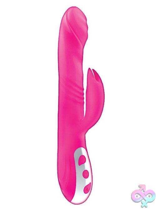 Passion Tickler Heat Up Rabbit Vibrator – Pink - Image 2