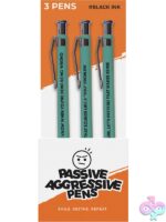 funny novelty pens Passive Aggressive Pens 3pk by Wood Rocket