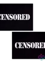 Pastease Black Censor Bars Nipple Pasties - Image 2