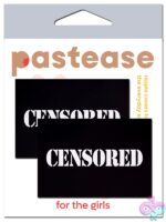 Pastease Black Censor Bars Nipple Pasties - Image 4