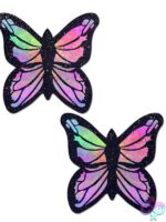 butterfly nipple pasties Pastease Monarch Glitter Pastel Rainbow Butterfly by Pastease
