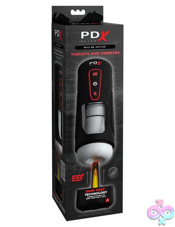 Discreet-Toys-Pdx-Elite-Milk-Me-Hotter-Black-Pdrd550-23 Pdx Elite Milk Me Hotter - Black - Image 1