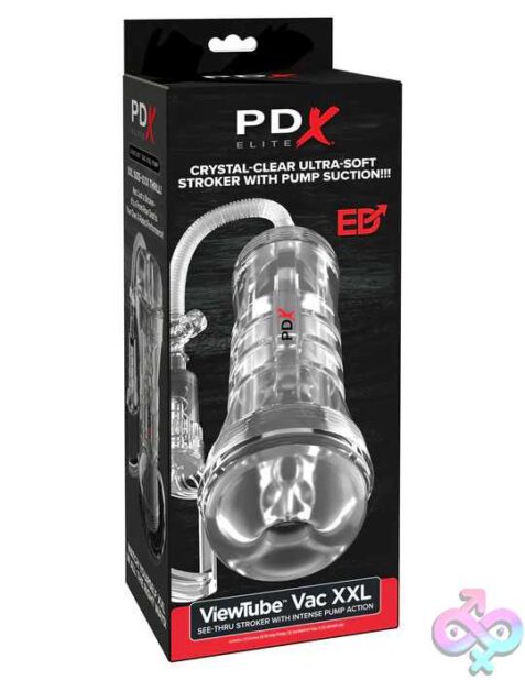 Pumped Vortex Masturbator Gunmetal - Discreet Toys Pdx Elite Viewtube Vac Xxl Pump See-Thru Ez-Grip Pump Stroker - Clear