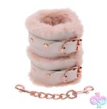 Peaches N Creame Fur Handcuffs - Pink
