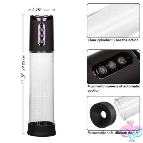 Peak Rechargeable Pump - Black/Clear - Image 4