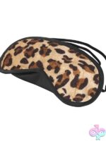 Peek-A-Boo Love Mask Leopard Print Blindfold - Image 2