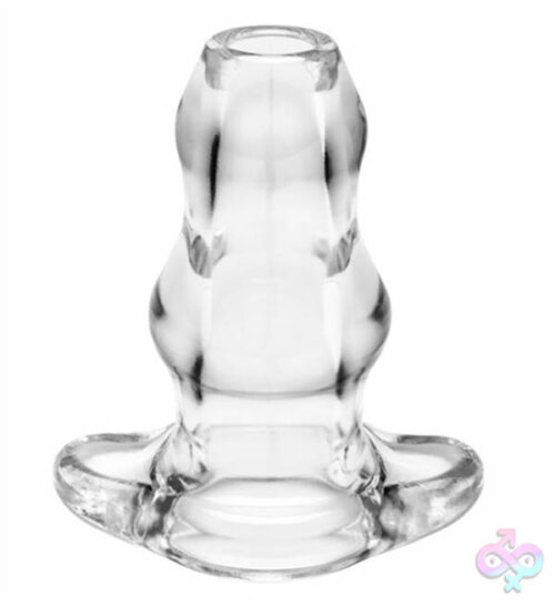 Perfect Fit Sex Toys - Double Tunnel Plug Medium - Clear