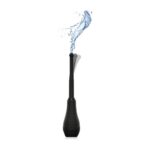 Ergoflo Director 8 Inch Silicone Flex Tip Anal Douche by Perfect Fit in black
