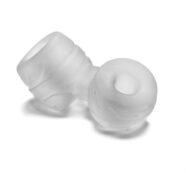 Perfect Fit Sex Toys - Silaskin Cock and Ball Ring and Stretcher - Clear