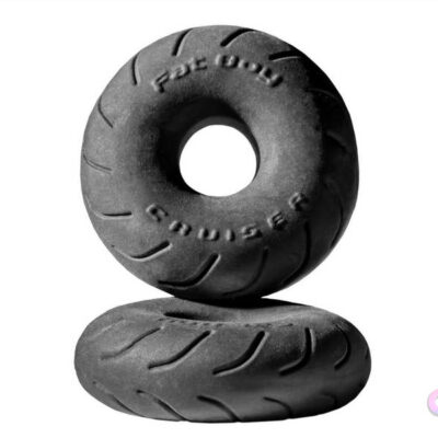 Silaskin Cruiser Ring clear cock ring by Perfect Fit — stretchy TPR silicone blend