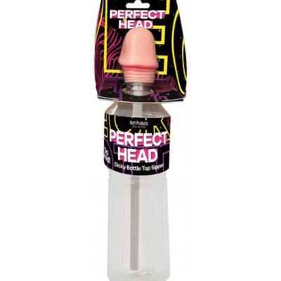 Pink pecker bottle sipper holding 16 oz. for bachelorette parties by Hott Products