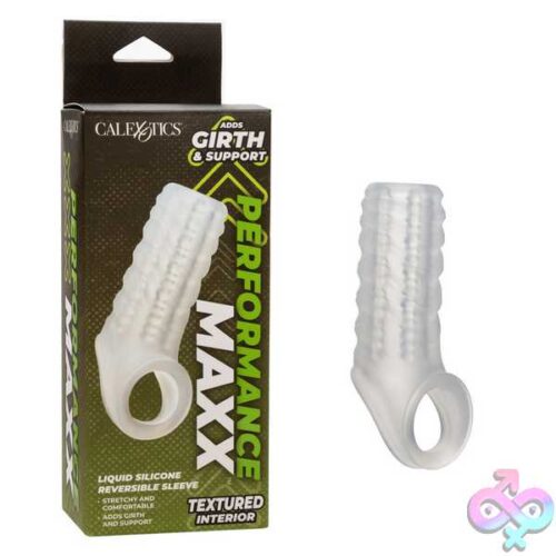 Performance Maxx Liquid Silicone Reversible Sleeve - Clear - Image 3