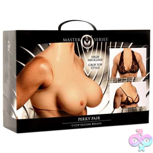 Perky Pair G-Cup Silicone Breasts - Light - Image 5